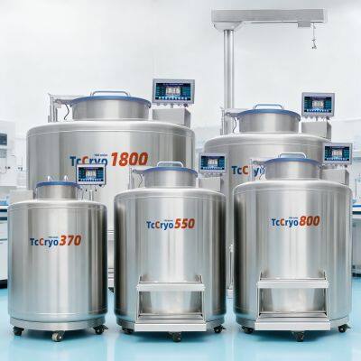 YDD-460 Stainless Steel Stem Cell Sample Bank Equipment Cryogenic Freezer Liquid Nitrogen photo-4