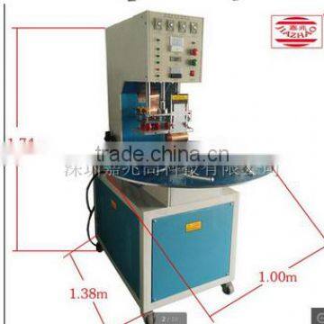 single head round table three work station high frequency machine