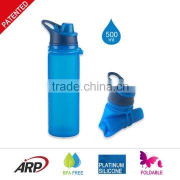 500ml/16oz Original Rollable Silicone Water Bottle,Outdoor Sports Bottle,Bpa Free                        
                                                Quality Choice
                                                    Most Popular