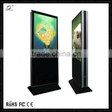 42 inch floor stand led display screen floor standing tv hot hd digital video kiosk mall display lcd panel ad board