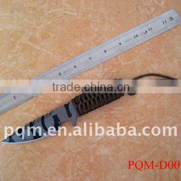 Damascus Hunting Camouflage Color Survival Knife 003B