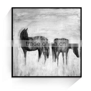 JC Simple Designer Home Decoration Bedroom Horse Canvas Art Painting For Living Room ANI-2A