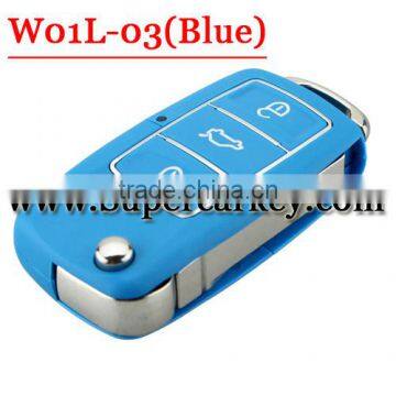 Good quality KEYDIY KD900 W01L-03 3 Button Remote Key with Blue colour for URG200