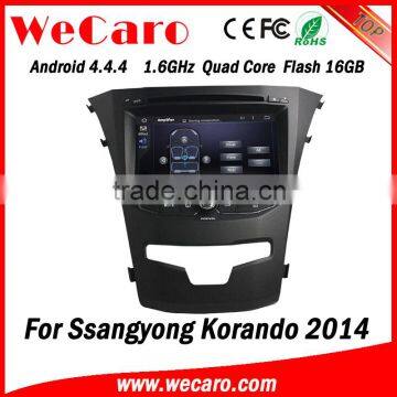 Wecaro WC-SY8067 8" Android 4.4.4 WIFI 3G Car Dvd Player for Ssangyong Korando Car Gps Navigation 2014 2015 photo-2
