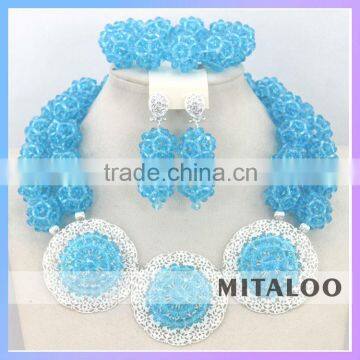 Mitaloo MT0002 Wholesale Price Hotselling Fashional Crystal Wedding Jewelry Set