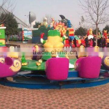 snail ride equipment water gun kiddie park ride equipment