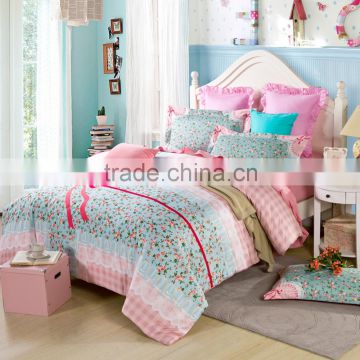 Cheap wholesale rural style 4 pcs sweat bedding set