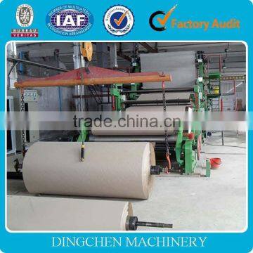 120T/D, 3200mm fourdrinier / single wire type fluting paper making machine, raw material: waste paper, virgin pulp board