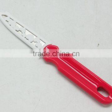 PS+2CR13 PARING KNIFE WITH WHITE COVER AND HOLE