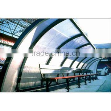 polycarbonate sheet for station