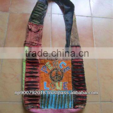 Nepal Stone Wash Cotton Handbag