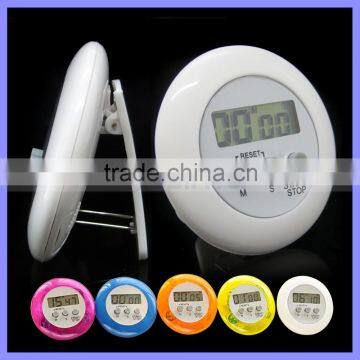 2.5 Inch 4 Digit Minute/Second LCD Round Refrigerator Countdown Timer