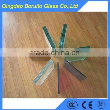 6.38mm 8.38mm 12.38 clear laminated glass