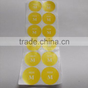 Factory Price Paper Material Clothing Size Label Printing photo-5
