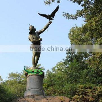 Bronze god of eagel statue