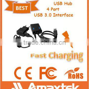 4-Port USB 3.0 Charging Hub Device With Wireeless or Wire Adaptor photo-2