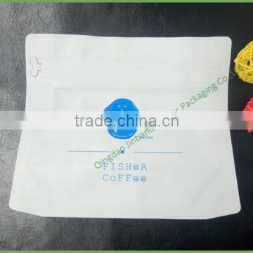 custom printed special shape stand up zipper pouch white tea coffee bag manila/figured tea bag with zip lock