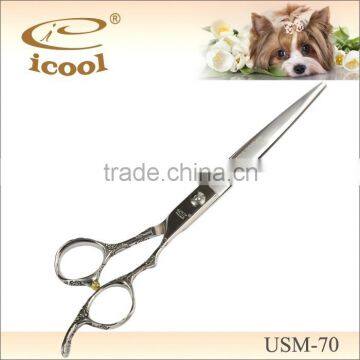 USM-70 SUS440C Pet Scissors For Professional Pet Grooming Dog Scissors
