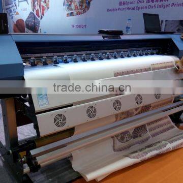 1.8m inkjet digital printing machine for textile / textile sublimation printer in guangzhou