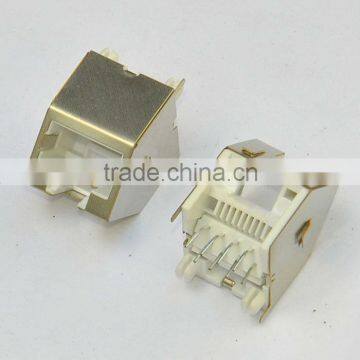 Side entry RJ45 8P Modular PCB Jack