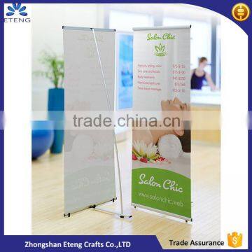 Aluminum roller banners display free standing banners for trade shows