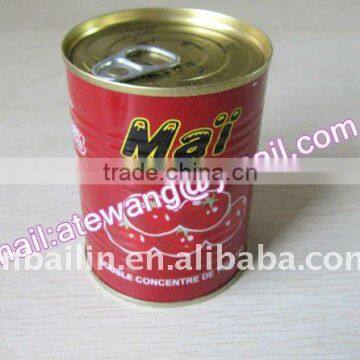 easy open tin lid canned goods 400g 28-30%