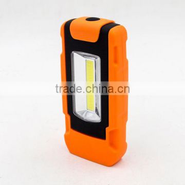 Bright COB Working Flashlight With Magnet And Hook Powered by AAA Battery