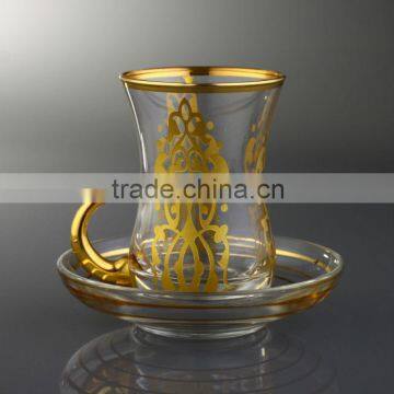 12 Pcs Glass Tea Set