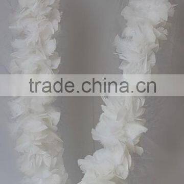White Turkey Feather Large Boas 135gram 72" photo-3