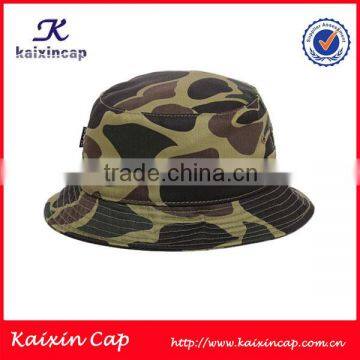 customize camo wide brim blank bucket hat