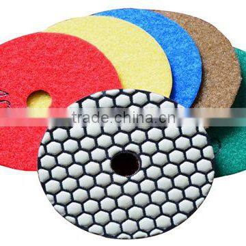 Resin Bonded Sunflower Polish Floor Concrete Wet Dry Diamond Pad photo-4