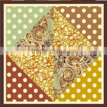 Wholesale Custom Design Turkish Style Digital Printed Polyester Chiffon Square Scarf, Head Scarf,muslim Chiffon Hijab Women Supplier's Choice photo-5