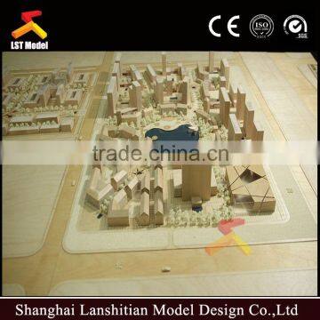 wood scale model making for tianjin real estate project