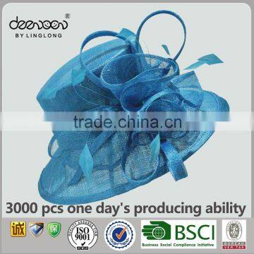 Wide Brim Sinamay Ladies Church Hats Wholesale Philippe Sinamay Women Party Hat