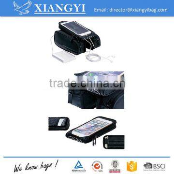 Waterproof Outdoor Mountain Bike Touch Screen Double Pouch Front Pannier Bag photo-2