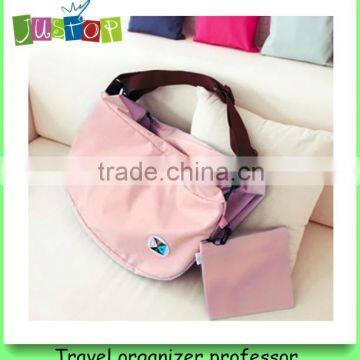 Portable bag organizer with two straps