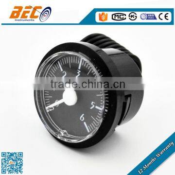 (YM-40D) 40mm cheap cost white pointer single C-tube versatile connection capillary pressure meter gauge