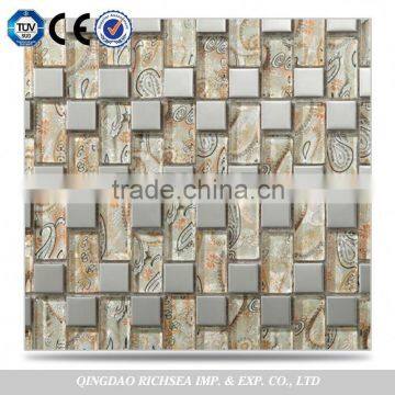 In Cheapest Price, Bathroom Design Wall Decor Glass Mosaic