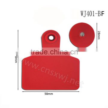 Animal vaccine ear tags Cattle durable ear tag WJ401-BF