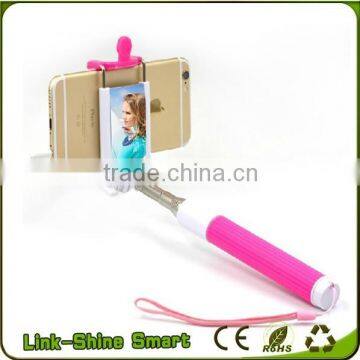 mirror monopod selfie stick with bluetooth remote shutter selfie stick remote control