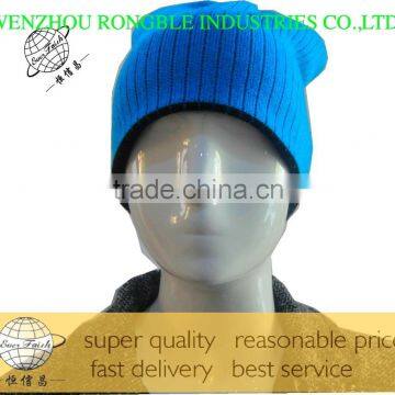 Custom Jacquard Knitted acrylic Beanie for adult size