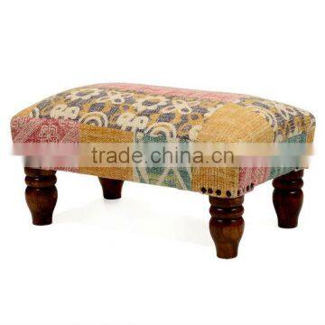 Natural Fibres Colorful Contemporary footstool