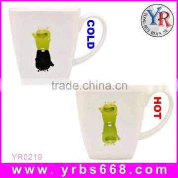 change Color ceramic Mug With Spoon