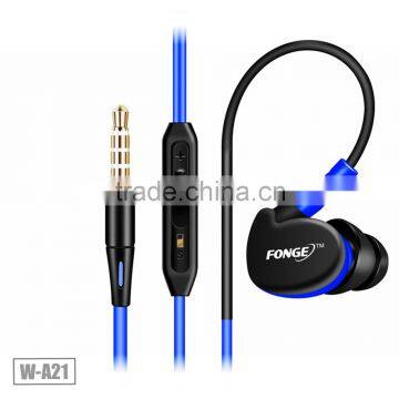 Jogger Earphones, In ear Sports Headphones with MIC