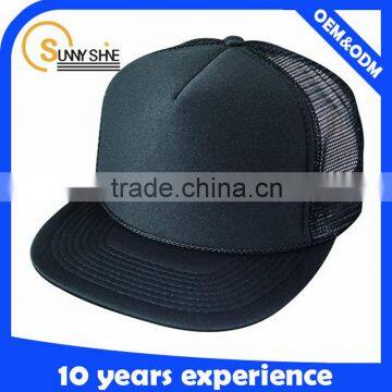 Customize Flat Brim Square High Quality Blank Mesh Trucker Caps photo-4