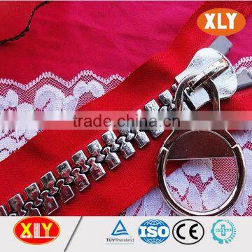 Hot Sale Wholesale Shenzhen Xly Silver Teeth Open End Plastic Zipper photo-5