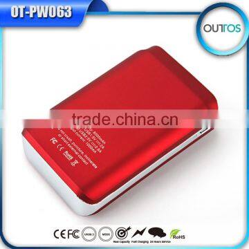 Shenzhen factory low price and high quality universal portable cellphone power bank 6600mAh