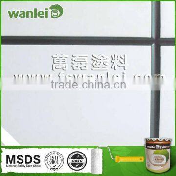 High hardness, strong self-cleaning silver wall paint