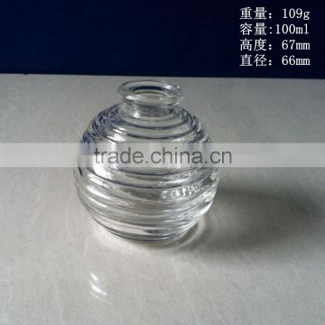 100ml small glass honey bottle with cork