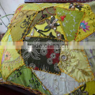 Handmade Patchwork Vintage Cushion Cover made from vintage fabric many colors